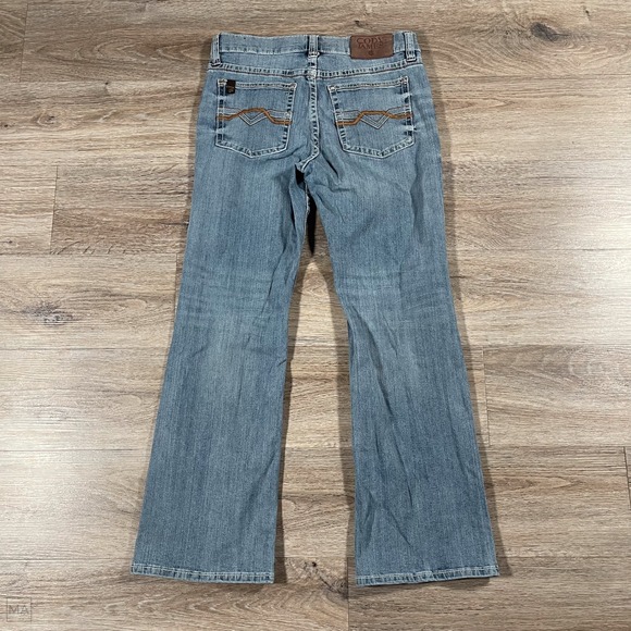 Cody James  Men's Jeans Slim Boot Cut Denim Western Casual Cowboy	31x30 Blue - Picture 7 of 8